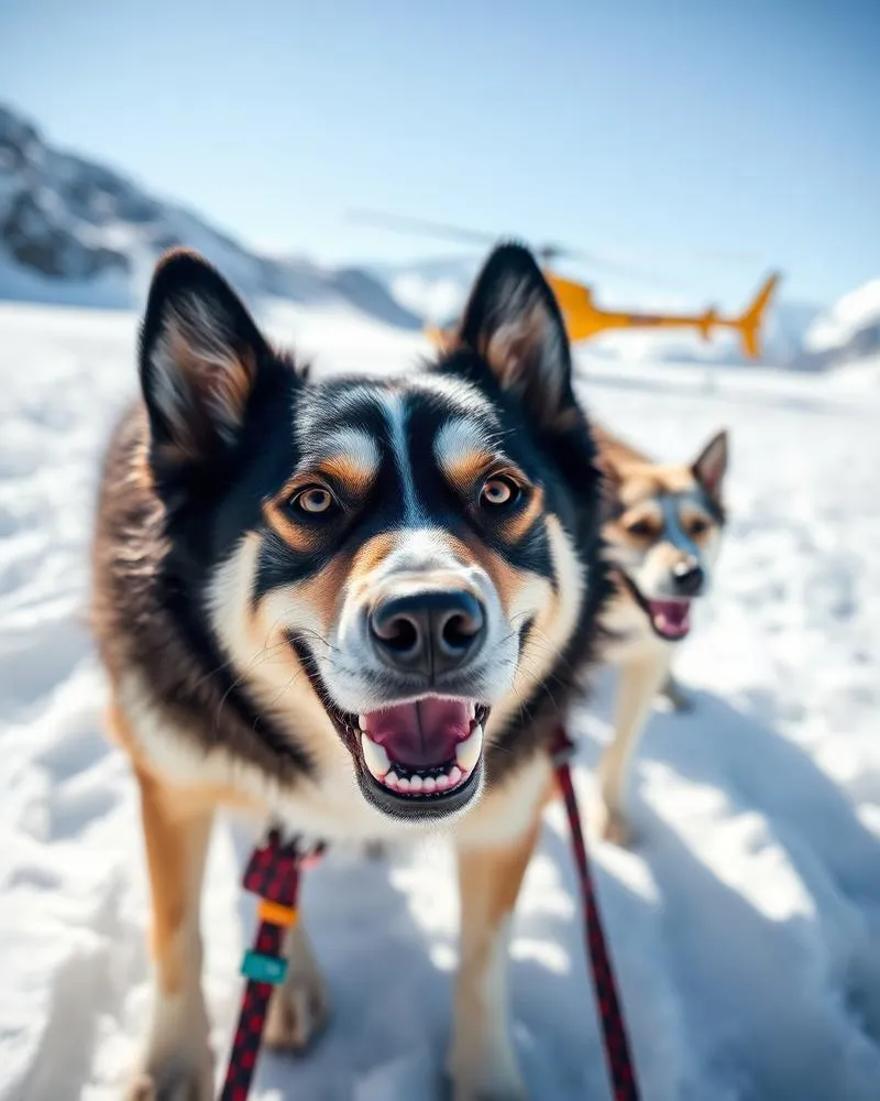 Glacier Dog Sledding